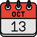 13 de octubre  Icono