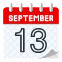 13 de setembro  Ícone