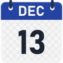 Diciembre 13  Icono