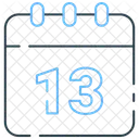Day Date Calendar Icon