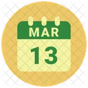 Marz Datum Kalender Symbol