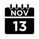 13 November November November Date Icon