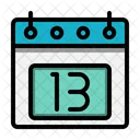 13 Datum Kalender Symbol