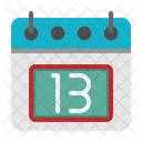 13 Datum Kalender Symbol