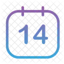 14 Date  Icon