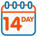 14 Days Quarantine Time Quarantine Icon