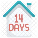 14 Days Home Quarantine  Icon
