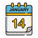 14 de enero  Icono