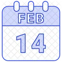 14 de febrero  Icono