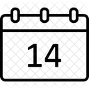 14 de febrero  Icono