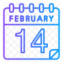14 de febrero  Icono