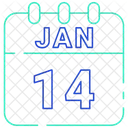 14 de janeiro  Ícone