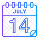 14 de julho  Ícone
