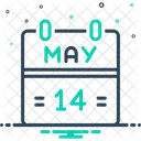 14 De Mayo Fecha Ocasion Icono