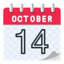 14 de octubre  Icono