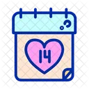 Valentine Love Heart Icon