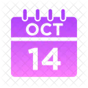 Oct Week Time Icon