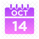 Oct Week Time Icon