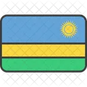 Ruanda Africano Pais Icono