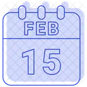 15 de febrero  Icono