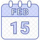 15 de febrero  Icono