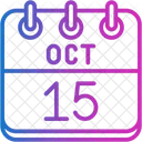 15 de octubre  Icono