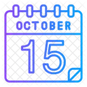 15 de octubre  Icono