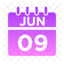 Jun Week Time Icon