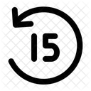 15 Sec Back  Icon
