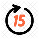 15 Seconds Forward 15 S Icon