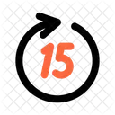 15 Seconds Forward 15 S Icon