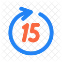 15 Sekunden  Symbol