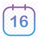 16 Date  Icon
