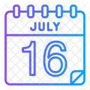 16 de julho  Ícone