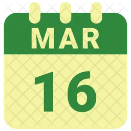 16 de marzo  Icono