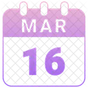 16 de marzo  Icono