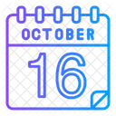 16 de octubre  Icono