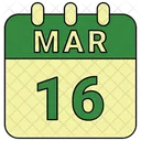 Marz Datum Kalender Symbol