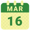 Marz Datum Kalender Symbol