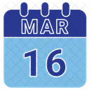 Marz Datum Kalender Symbol