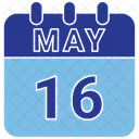 May Calendar Date Icon