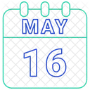 May Calendar Date Icon