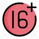 16 plus  Symbol