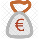 Euro Saco Dinero Icono