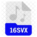 16 Svx Archivo Formato Icono