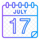 17 de julho  Ícone