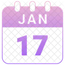 January Date Calendar Icon