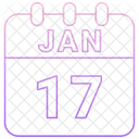 January Date Calendar Icon