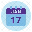 January Date Calendar Icon