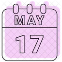 May Calendar Date Icon